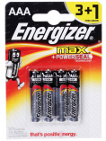 Батарейка ENERGIZER AAA MAX /3+1шт/